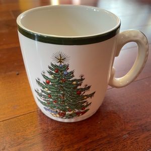 Cuthbertson embossed original Christmas tree cup.